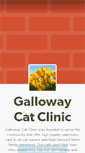Mobile Screenshot of gallowaycatclinic.com